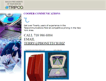 Tablet Screenshot of coopercommunications.tripod.com