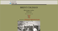 Desktop Screenshot of brentcoleman.tripod.com