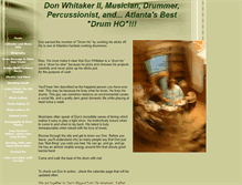 Tablet Screenshot of don-drum-ho-whitaker.tripod.com