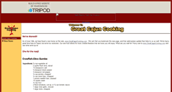 Desktop Screenshot of cajuncooking.tripod.com
