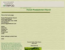 Tablet Screenshot of forestchurch.tripod.com