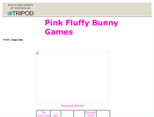 Tablet Screenshot of pinkfluffybunnygames.tripod.com