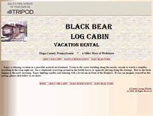 Tablet Screenshot of blackbearlogcabin.tripod.com
