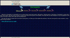 Desktop Screenshot of gamepedia.tripod.com