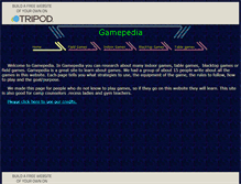 Tablet Screenshot of gamepedia.tripod.com
