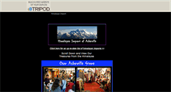 Desktop Screenshot of himalayasimport.tripod.com