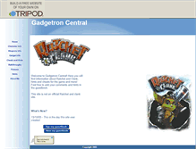 Tablet Screenshot of gadgetroncentral.tripod.com