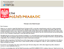 Tablet Screenshot of polishpeasant.tripod.com