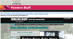 Desktop Screenshot of fowlersbluff.tripod.com