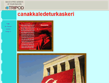 Tablet Screenshot of canakkaledeturkasker.tripod.com