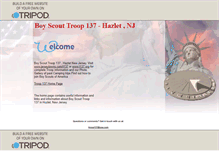 Tablet Screenshot of bsatroop137.tripod.com