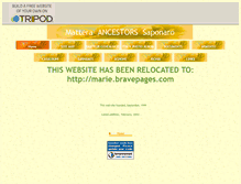 Tablet Screenshot of mattera.tripod.com