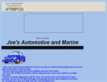 Tablet Screenshot of joesautoandmarine.tripod.com