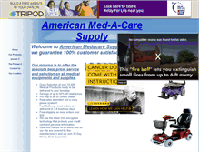 Tablet Screenshot of americanmedacare.tripod.com
