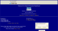 Desktop Screenshot of homeschoolrepublican.tripod.com