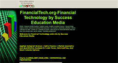 Desktop Screenshot of financialtech.tripod.com