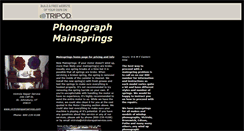 Desktop Screenshot of phonograph.mainsprings.tripod.com