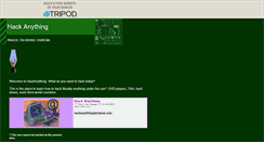 Desktop Screenshot of hackanything.tripod.com