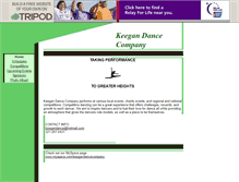 Tablet Screenshot of keegandancecompany.tripod.com