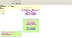 Desktop Screenshot of childcareintexas.tripod.com