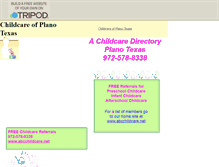 Tablet Screenshot of childcareintexas.tripod.com