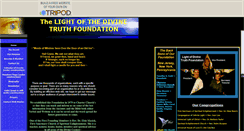 Desktop Screenshot of lightofdivinetruthfoundation.tripod.com