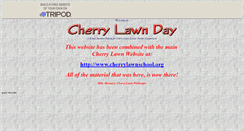 Desktop Screenshot of cherrylawnday.tripod.com