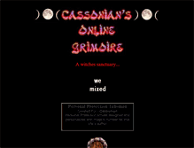 Tablet Screenshot of cassonianonline.tripod.com