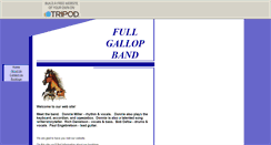 Desktop Screenshot of fullgallopband.tripod.com