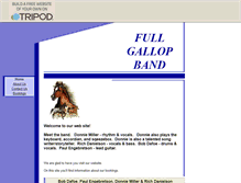 Tablet Screenshot of fullgallopband.tripod.com