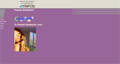 Desktop Screenshot of pamela-sanderson.tripod.com