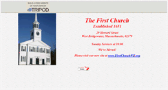 Desktop Screenshot of firstchurch1651.tripod.com