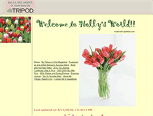 Tablet Screenshot of hollyjp318.tripod.com