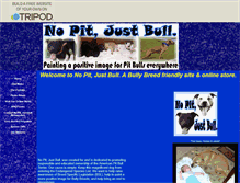 Tablet Screenshot of nopitjustbull.tripod.com