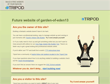 Tablet Screenshot of garden-of-eden13.tripod.com
