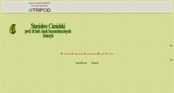 Desktop Screenshot of ciesielski-stanislaw.tripod.com