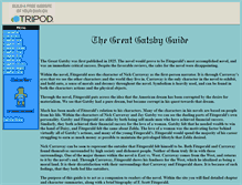 Tablet Screenshot of greatgatsbysummary.tripod.com
