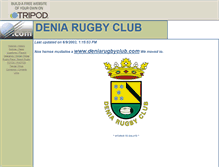 Tablet Screenshot of deniarugbyclub.tripod.com