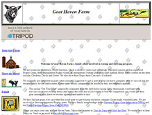 Tablet Screenshot of goathavenfarm.tripod.com