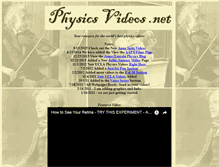 Tablet Screenshot of physicsvideos.tripod.com