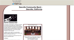 Desktop Screenshot of danvillecommband.tripod.com