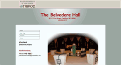 Desktop Screenshot of belvederehall.tripod.com