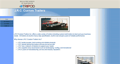 Desktop Screenshot of jrccustomtrailers.tripod.com