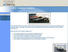 Tablet Screenshot of jrccustomtrailers.tripod.com