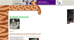 Desktop Screenshot of animalavenue.tripod.com