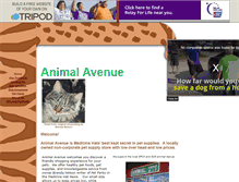 Tablet Screenshot of animalavenue.tripod.com