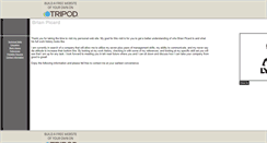 Desktop Screenshot of brianpicard.tripod.com