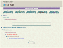 Tablet Screenshot of goran505.tripod.com