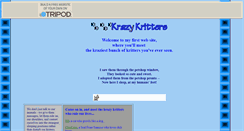 Desktop Screenshot of krazykritters.tripod.com