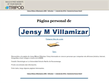 Tablet Screenshot of milenavillamizar.tripod.com